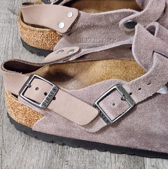 Birkenstock  Tokio Suede Leather  Faded-Purple - Picture 5 of 15